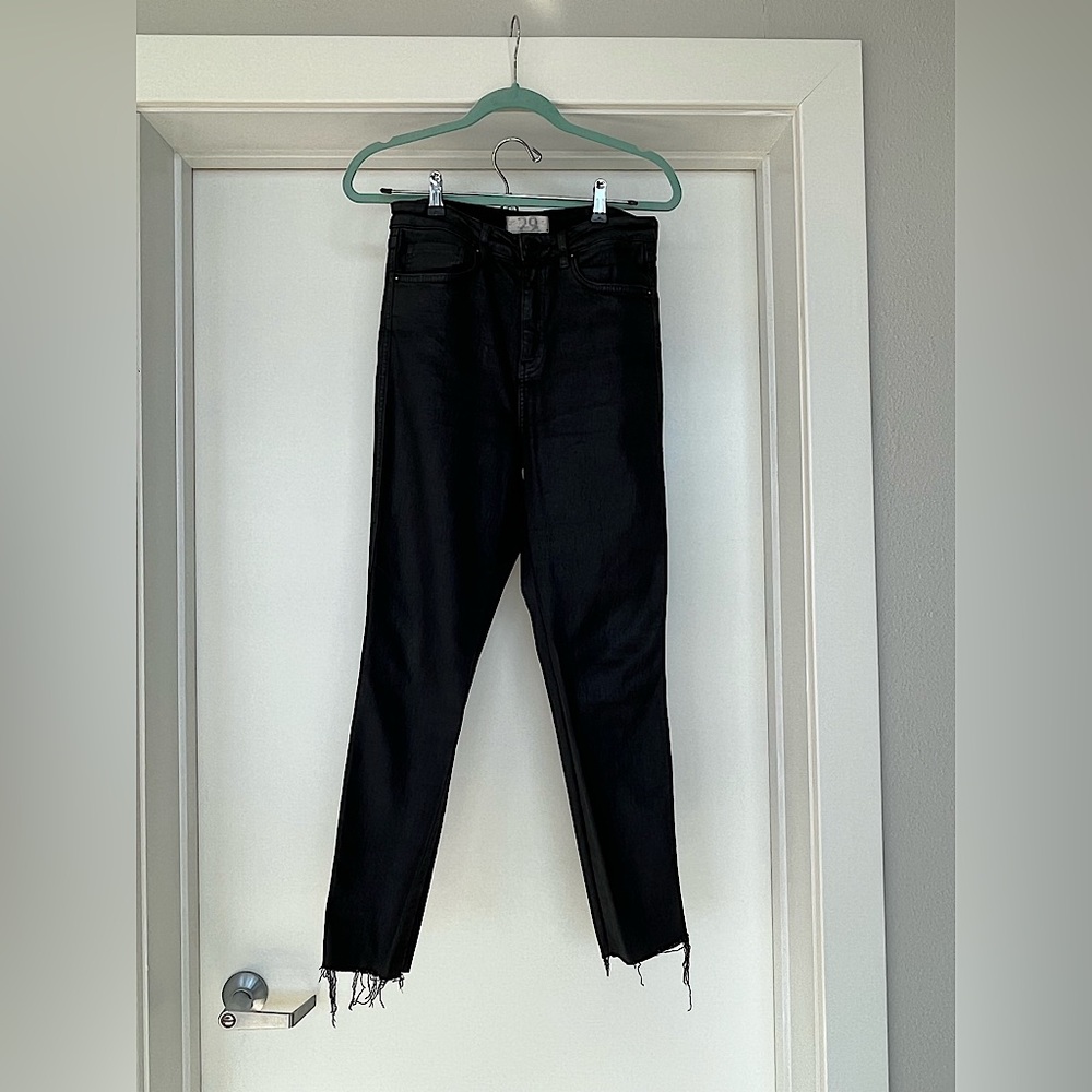 We The Free wax coated skinny jeans